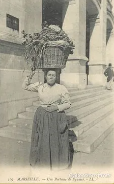 Ancien métier : La porteuse de légumes (XVIIIè - XIXè siècle)