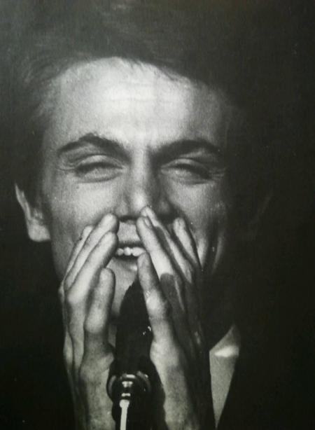 Photo noir et blanc de Claude François