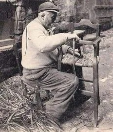 Ancien métier : rempailleur de chaises